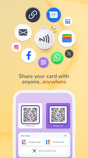 HiHello: Digital Business Card screenshot