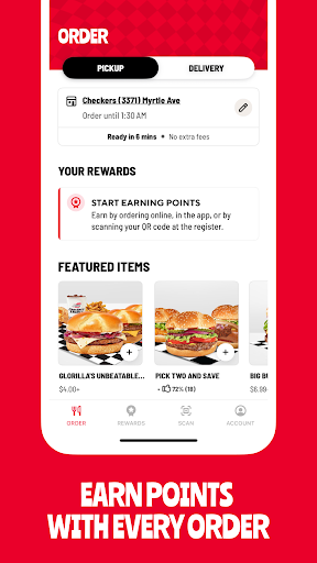 Checkers & Rally's Rewards screenshot