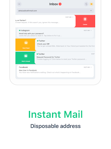 Temp Mail - Temporary Email screenshot
