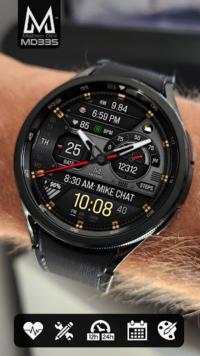 MD335 Hybrid watch face screenshot