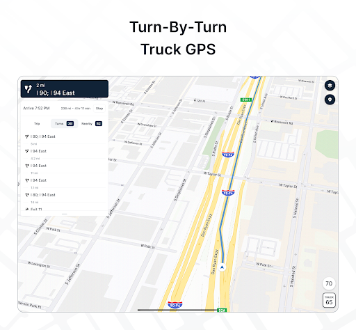 TruckMap - Truck GPS Routes screenshot