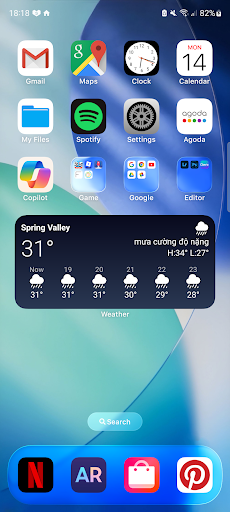 Launcher iOS 19 screenshot