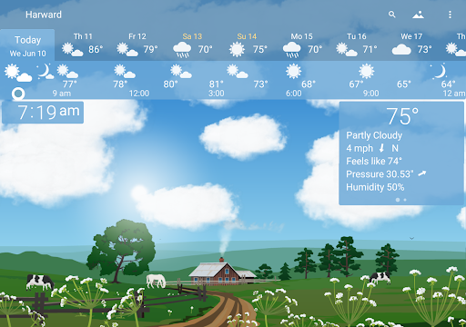 YoWindow Weather and wallpaper screenshot