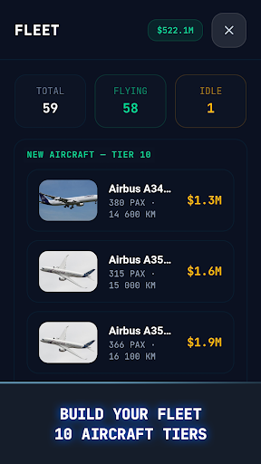 Idle Flight Manager screenshot