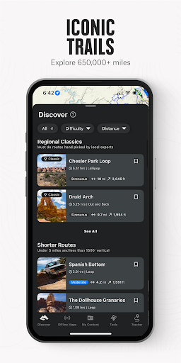 onX Backcountry Trail Maps GPS screenshot