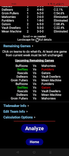 PlayoffComputer screenshot