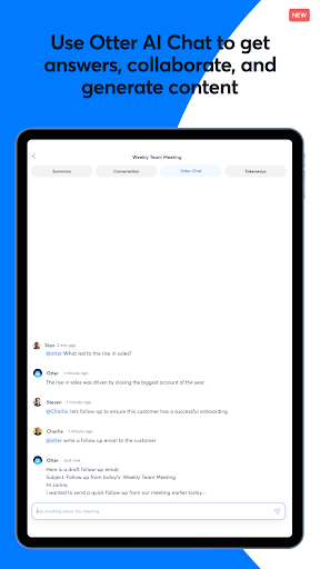 OtterAI Transcribe Voice Notes screenshot