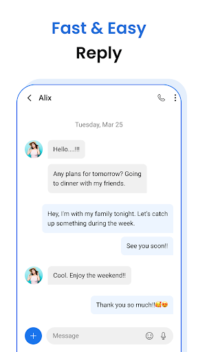 Messages - sms text message screenshot