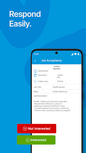 Staffmark WorkNOW screenshot