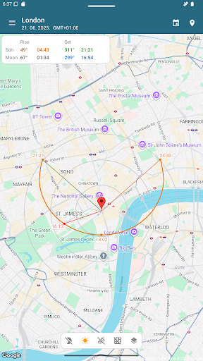 Sun Position: Sunrise/set PRO screenshot