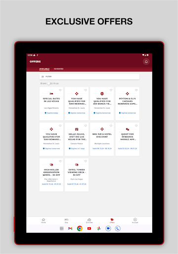 Caesars Rewards Resort Offers screenshot