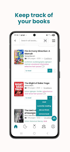 StoryGraph screenshot