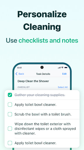 House Chores Cleaning Schedule screenshot