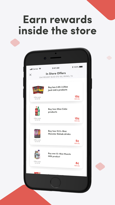 Fuel Rewards® program screenshot