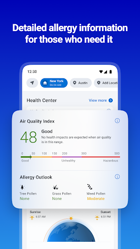 1Weather Forecasts & Radar screenshot