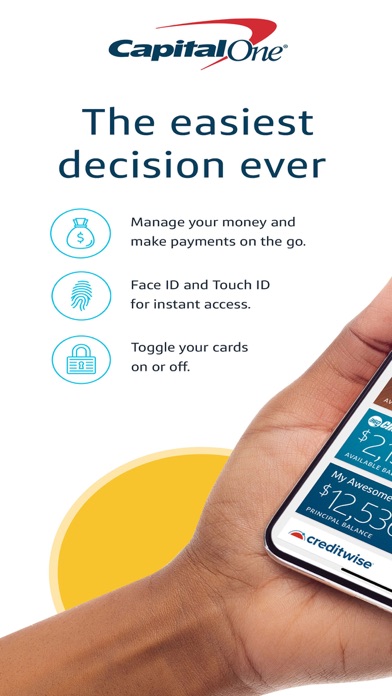 Capital One Mobile screenshot