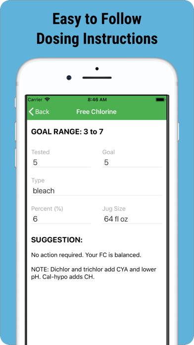 Pool-Calculator screenshot