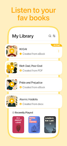 Listen AI: Text to Speech screenshot