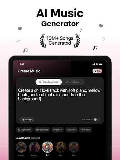 MyTunes : AI Music Generator screenshot