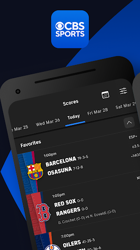 CBS Sports App: Scores & News screenshot