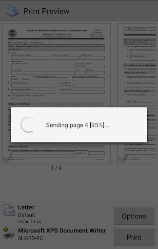 PrinterShare Mobile Print screenshot