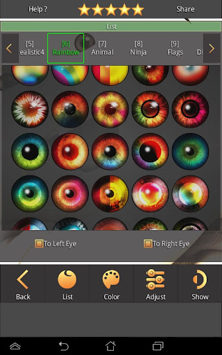 FoxEyes - Change Eye Color screenshot
