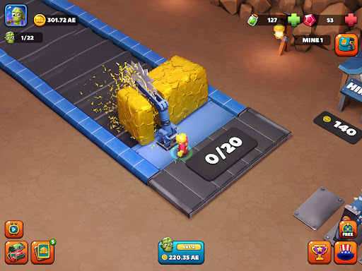 Idle Zombie Miner: Gold Tycoon screenshot
