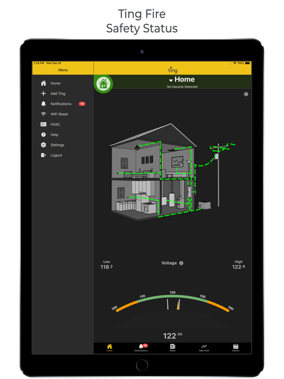 Ting Sensor screenshot