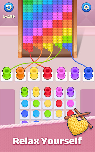 Knit Madness - Wool Color Sort screenshot