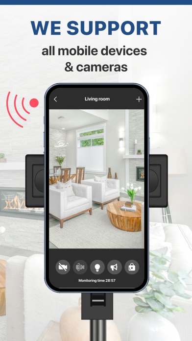 ZoomOn Home Security Camera screenshot