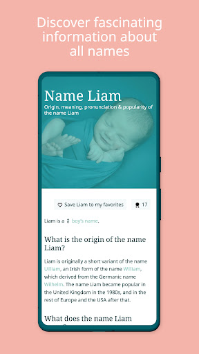 Baby Names / First Names 2025 screenshot