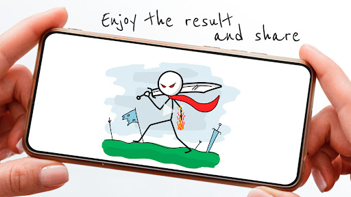 Stickman: draw animation maker screenshot
