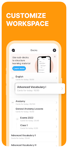 Anki Pro: Flashcards Learning screenshot