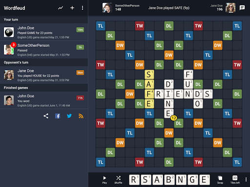 Wordfeud Premium screenshot