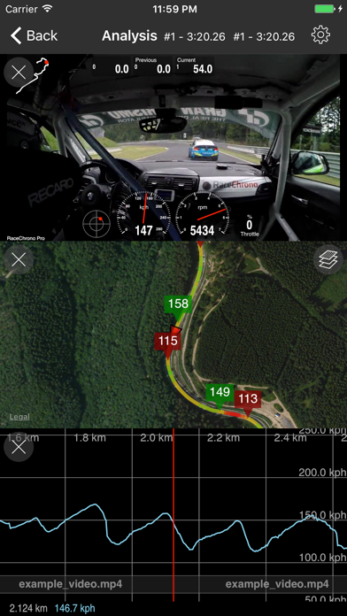 RaceChrono Pro screenshot