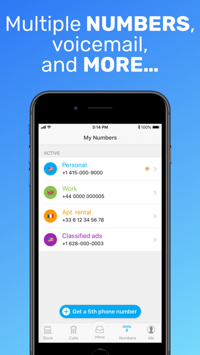Text Me: Second Phone Number screenshot