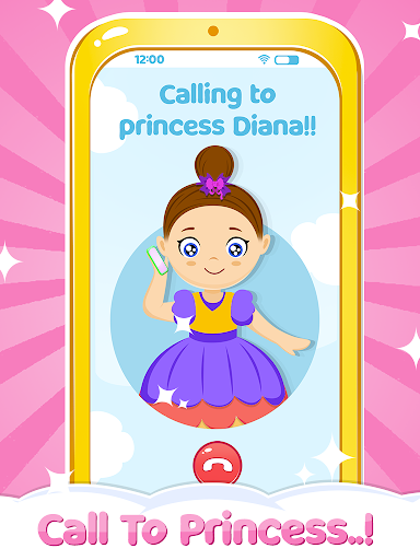 princess phone game screenshot