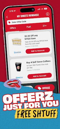 Sheetz Food Delivery & Rewards screenshot
