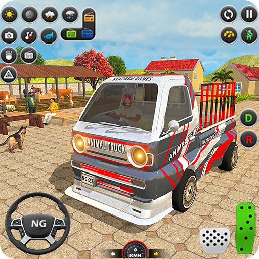 Animal Cargo Truck Game 3D