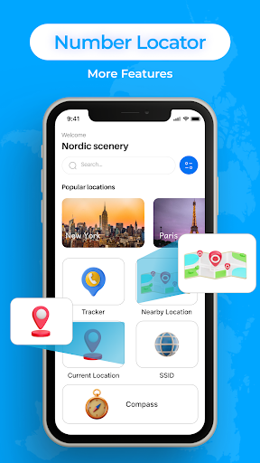 Mobile Number Locator App screenshot