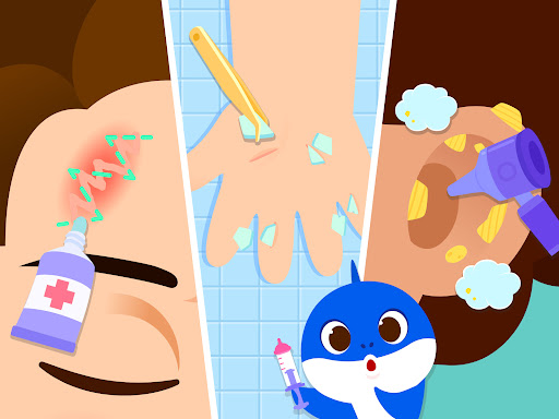 Baby Shark Hospital Play: Game screenshot