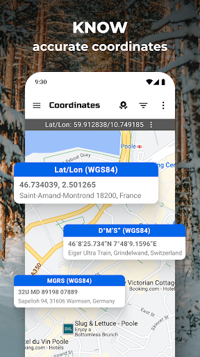 GPS Coordinates Locator Map screenshot