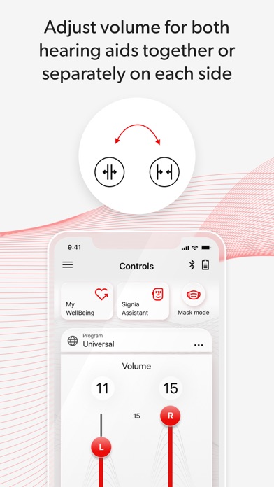 Signia App screenshot