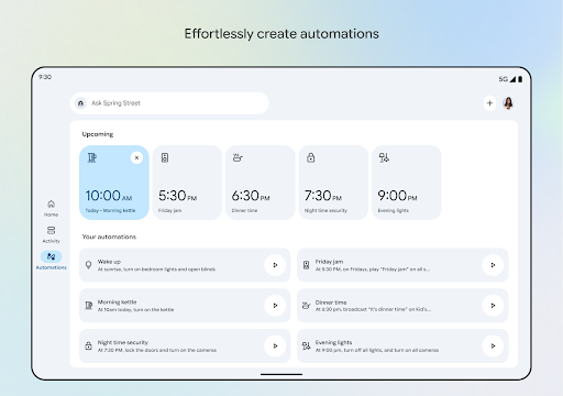 Google Home screenshot