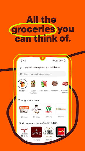 talabat: Food, grocery & more screenshot