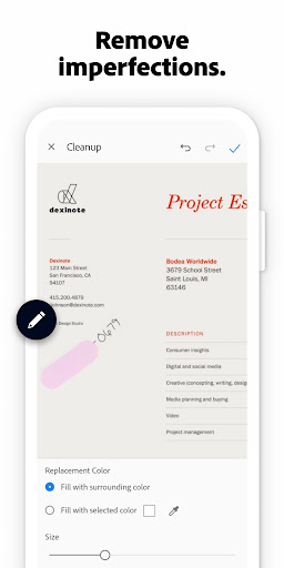 Adobe Scan AI PDF Scanner, OCR screenshot