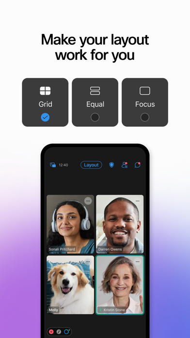 Webex Meetings screenshot