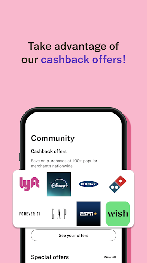 MAJORITY: Mobile banking screenshot