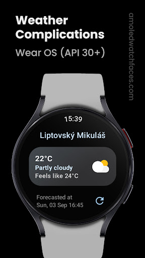 Weather Complications: Wear OS screenshot