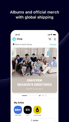 Weverse: Connect with Artists screenshot